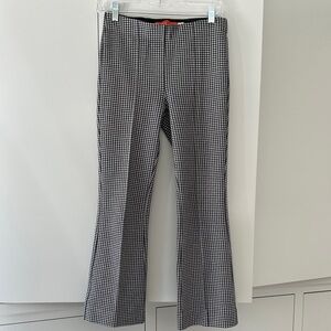 Anthropologie Black and White Straight Leg Pants